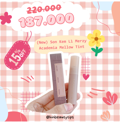 (New) Son Kem Lì Merzy Academia Mellow Tint