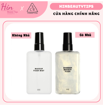 Xịt Khóa Nền 3CE Makeup Fixer Mist 100ml