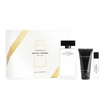 Set Nước Hoa Nữ Narciso Rodriguez Pure Musc For Her Eau De Parfum Giftset 3 Món