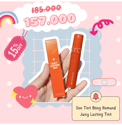 Son tint bóng Romand Juicy Lasting Tint