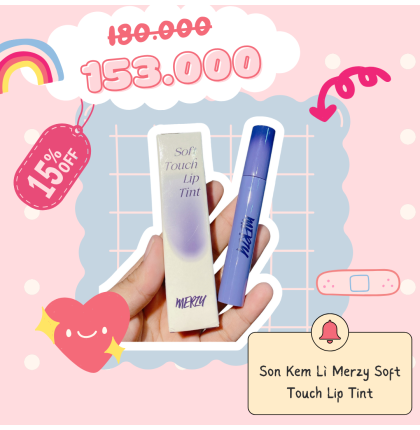 Son Kem Lì Merzy Soft Touch Lip Tint
