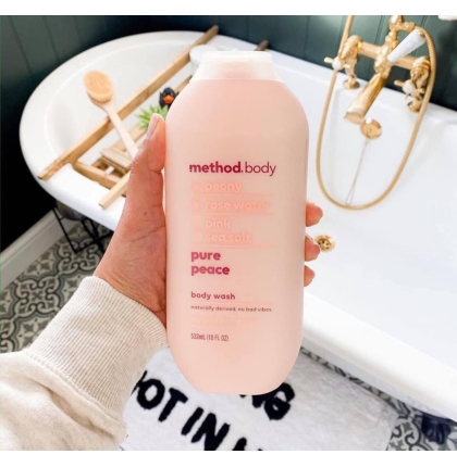 Sữa tắm method body hồng Pure peace 532ml 