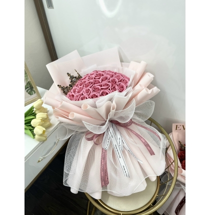 Bó Hoa Nhũ Mix Vương Miệng - 25 Bông