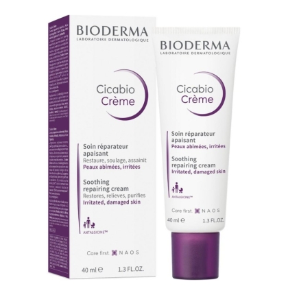 Kem Dưỡng Bioderma Cicabio Crème Dưỡng Ẩm, Phục Hồi & Làm Dịu Da 40ml
