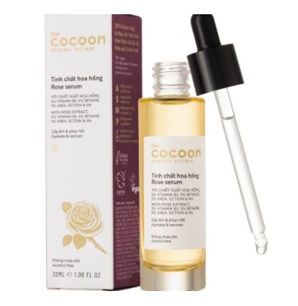 Serum Cocoon Cấp Nước & Cấp Ẩm Sâu Từ Hoa Hồng 30ml