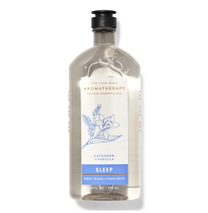 Gel tắm Bath & Body Works Aromatherapy - Sleep Lavender Vanilla, 295ml