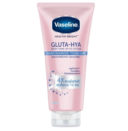 Dưỡng Thể Vaseline Healthy Bright Gluta-Hya Body Tone-Up UV Lotion 300ml