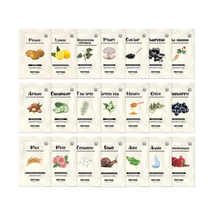MẶT NẠ GIẤY PRETTY SKIN TOTAL SOLUTION ESSENTIAL SHEET MASK 23G 