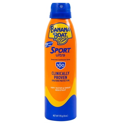 Sữa chống nắng dạng xịt Banana Boat Sport Ultra Suncreen Continuos Spray SPF 100 PA++++ (170g)