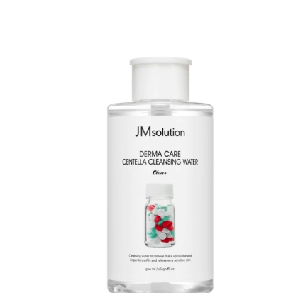 Nước tẩy trang JMsolution Derma Care Centella Cleansing Water giúp loại bỏ lớp trang điểm và làm sạch da (500ml)