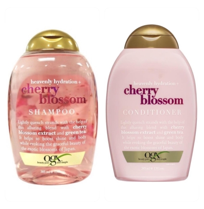 Bộ Gội Xả OGX Cherry Blossom 385ml