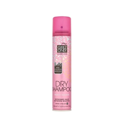 Dầu Gội Khô Girlz Only Dry Shampoo (Party Nights/ Dawn Til Dusk/ Dazzling Volume/ No Residue Nude)