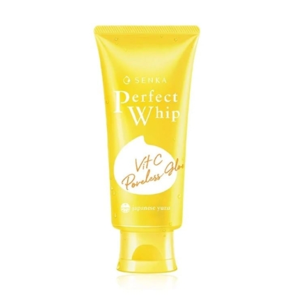 Sữa rửa mặt tạo bọt SENKA Vit C Poreless Glow dưỡng sáng mờ thâm