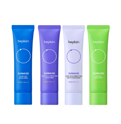 Kem chống nắng nâng tone, kiềm dầu, dưỡng ẩm BEPLAIN Sunmuse Sunscream SPF 50+ PA++++ 50ml