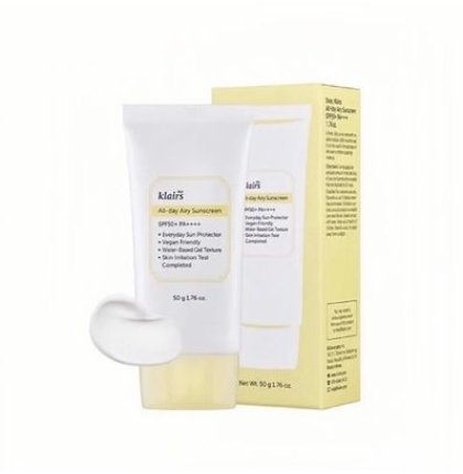 Kem Chống Nắng Ẩm Mượt, Làm Dịu Da Klairs All-day Airy Sunscreen SPF50+ PA++++