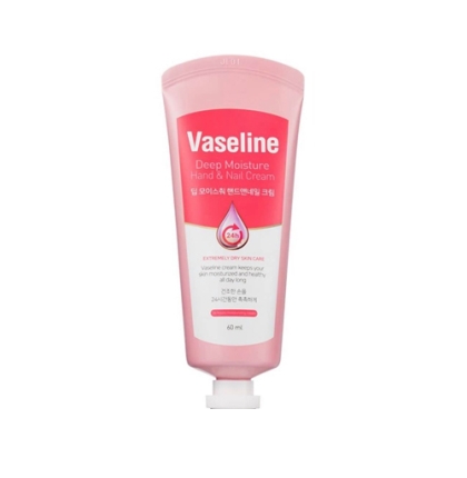 Kem Dưỡng Da Tay & Móng Cấp Ẩm Da VASELINE 24H Deep Moisture Hand & Nail Cream 60ml