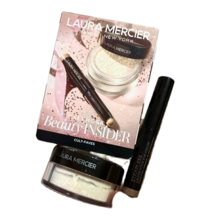 Set Phấn Phủ Nhũ Mắt Laura Mercier Sephora Translucent Loose Setting Powder Size Mini