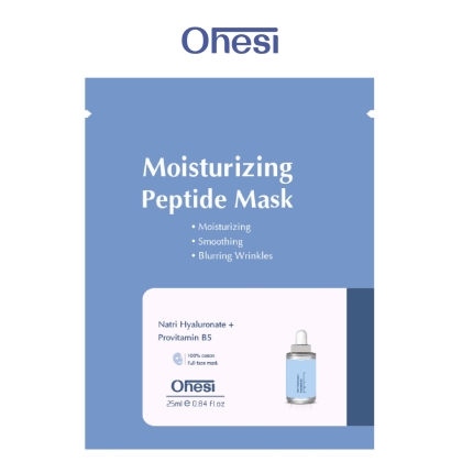 MẶT NẠ TINH CHẤT HYALURONIC AXIT + B5 OHESI MOISTURIZING PEPTIDE MASK CẤP ẨM PHỤC HỒI 