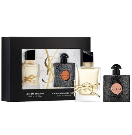 Set Nước Hoa Nữ Yves Saint Laurent YSL Mini Black Opium & Libre Eau De Parfum Duo 7.5ml