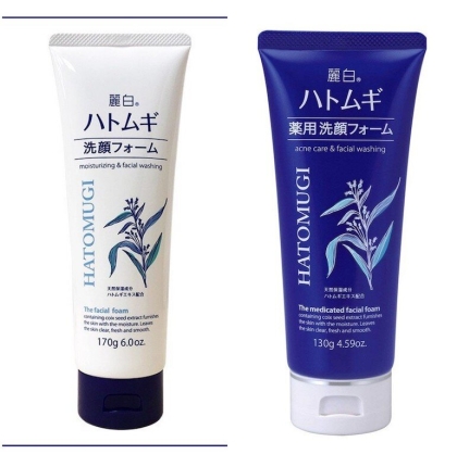 Sữa Rửa Mặt Hatomugi Trắng Da Chiết Xuất Từ Hạt Ý Dĩ