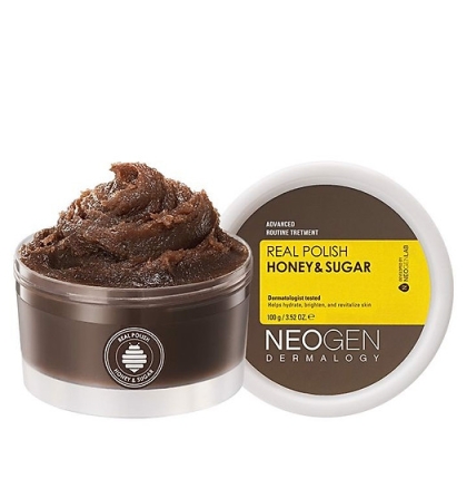 Tẩy Tế Bào Chết Neogen Dermalogy Mật Ong & Đường Đen 100g