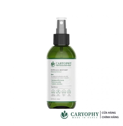 XỊT TRỊ MỤN CARYOPHY PORTULACA BODY MIST 150ML